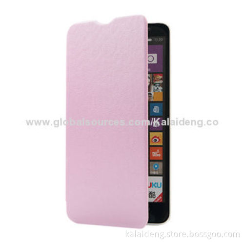 High quality folio leather cover case for Nokia lumia 1320